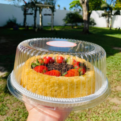 Naked Cake de Morango da Doce Gabi